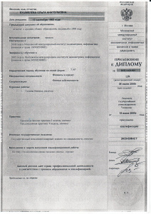 Диплом приложение